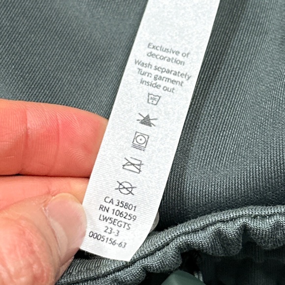 Lululemon Softstreme High-Rise Green Smoked Spruce Straight Leg Pants Womens 10 - Picture 10 of 14